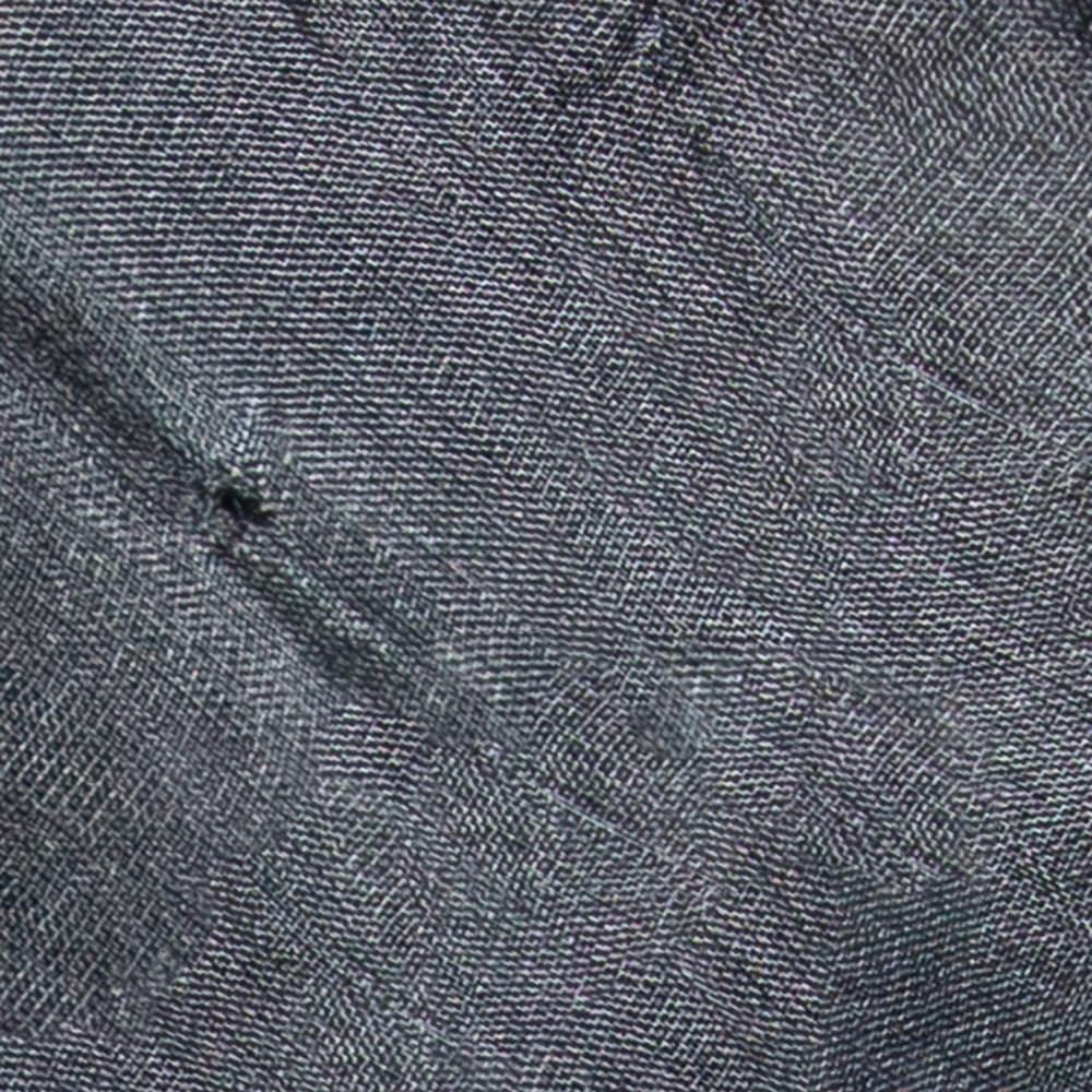 D&G Black Sheer Silk Lace Trim Sleeveless Dress M For Sale 4