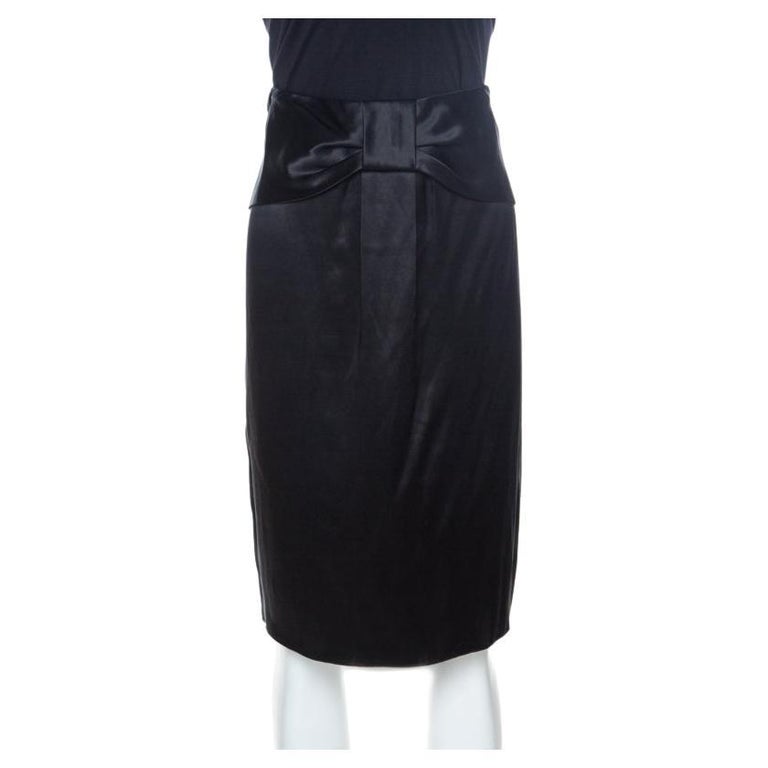 Satin Skirts - 82 For Sale on 1stDibs | satin pencil skirt, grey satin skirt,  green satin skirt