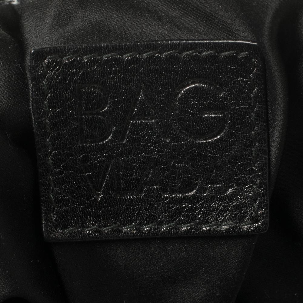 Women's D&G Black Suede and Leather Trim Vlada Shoulder Bag