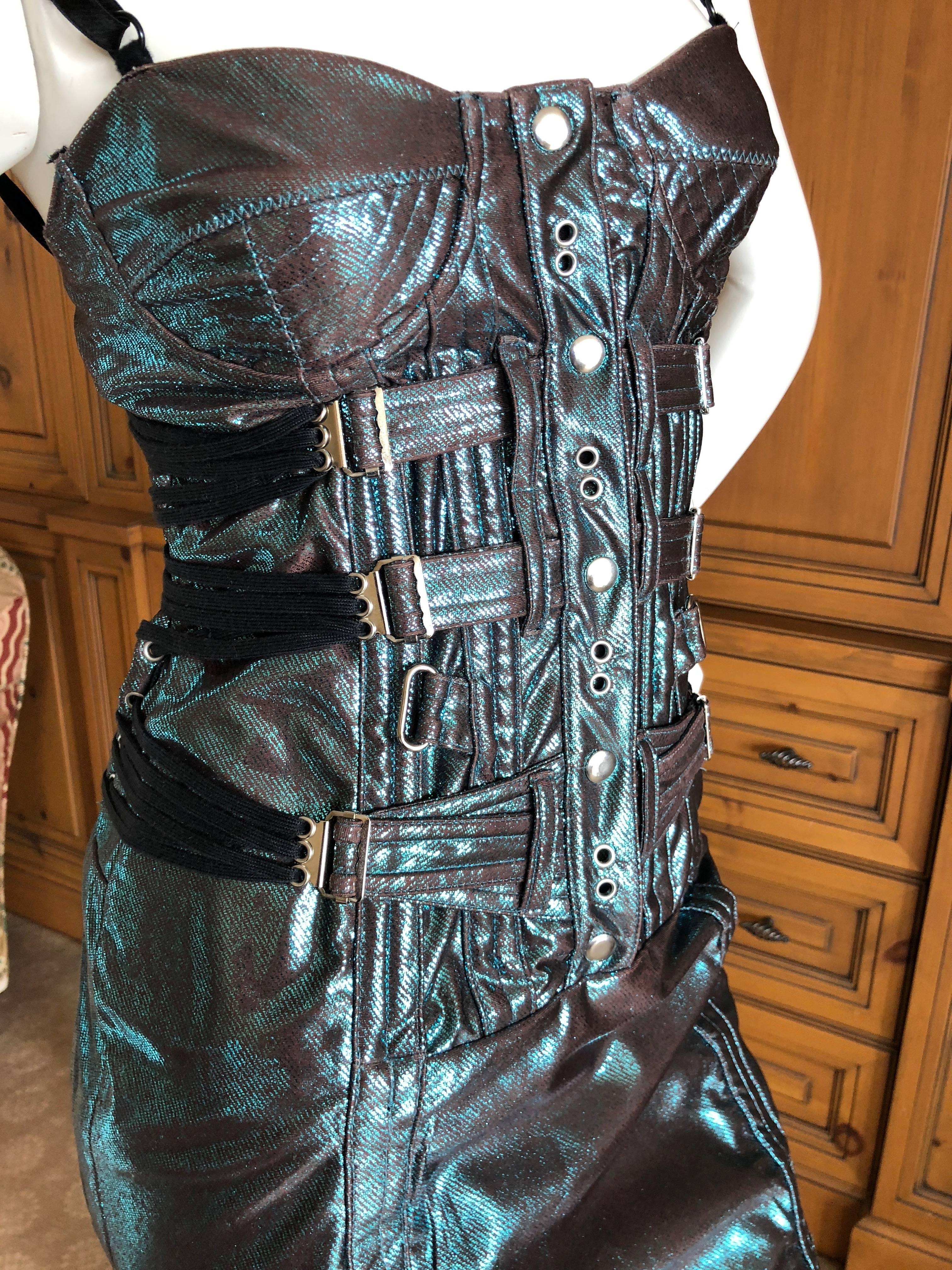 metalic corset