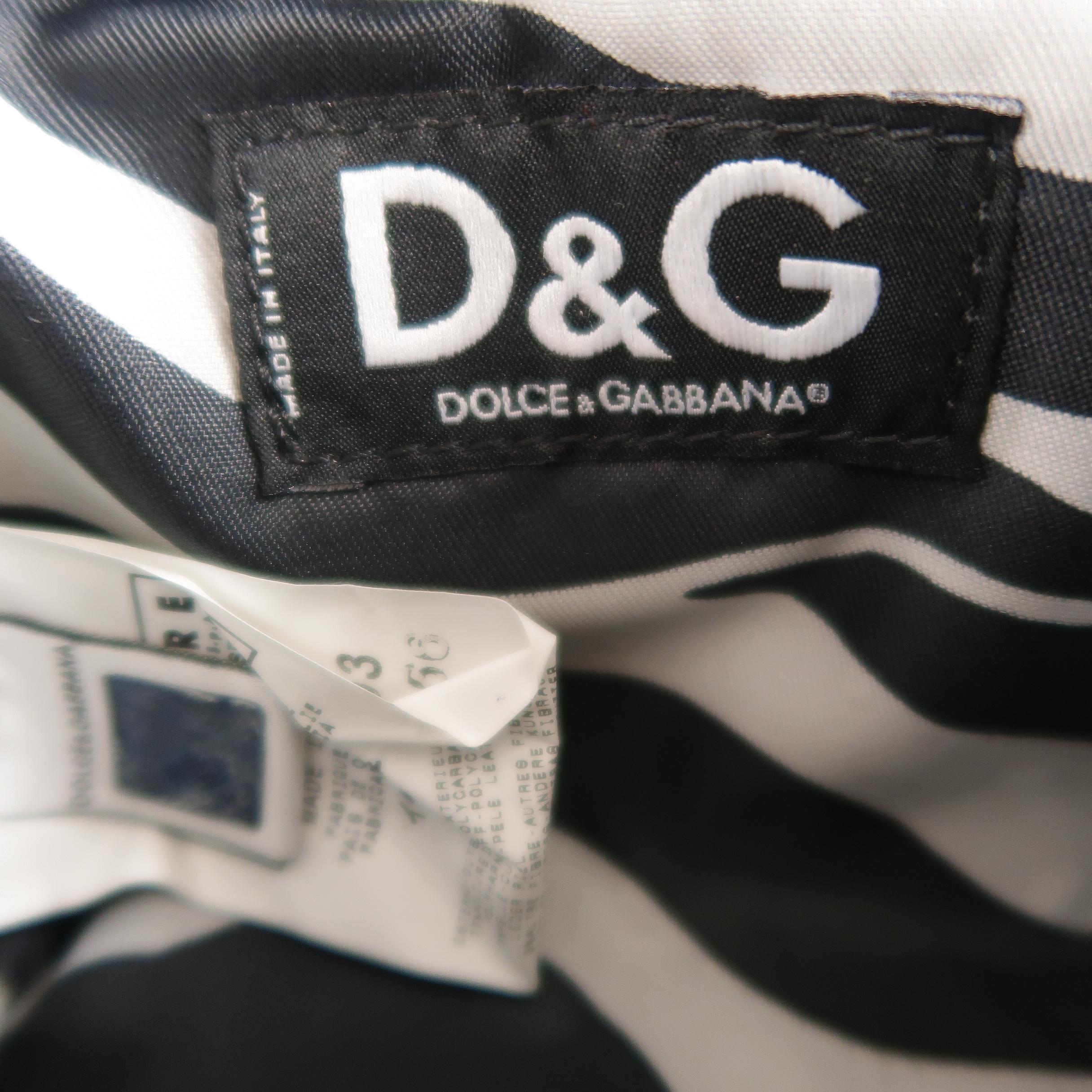  D&G by DOLCE & GABBANA Black S Rubber Mini Belt Bag 1