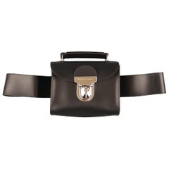 D&G by DOLCE & GABBANA Schwarze S Gummi-Mini-Gürteltasche