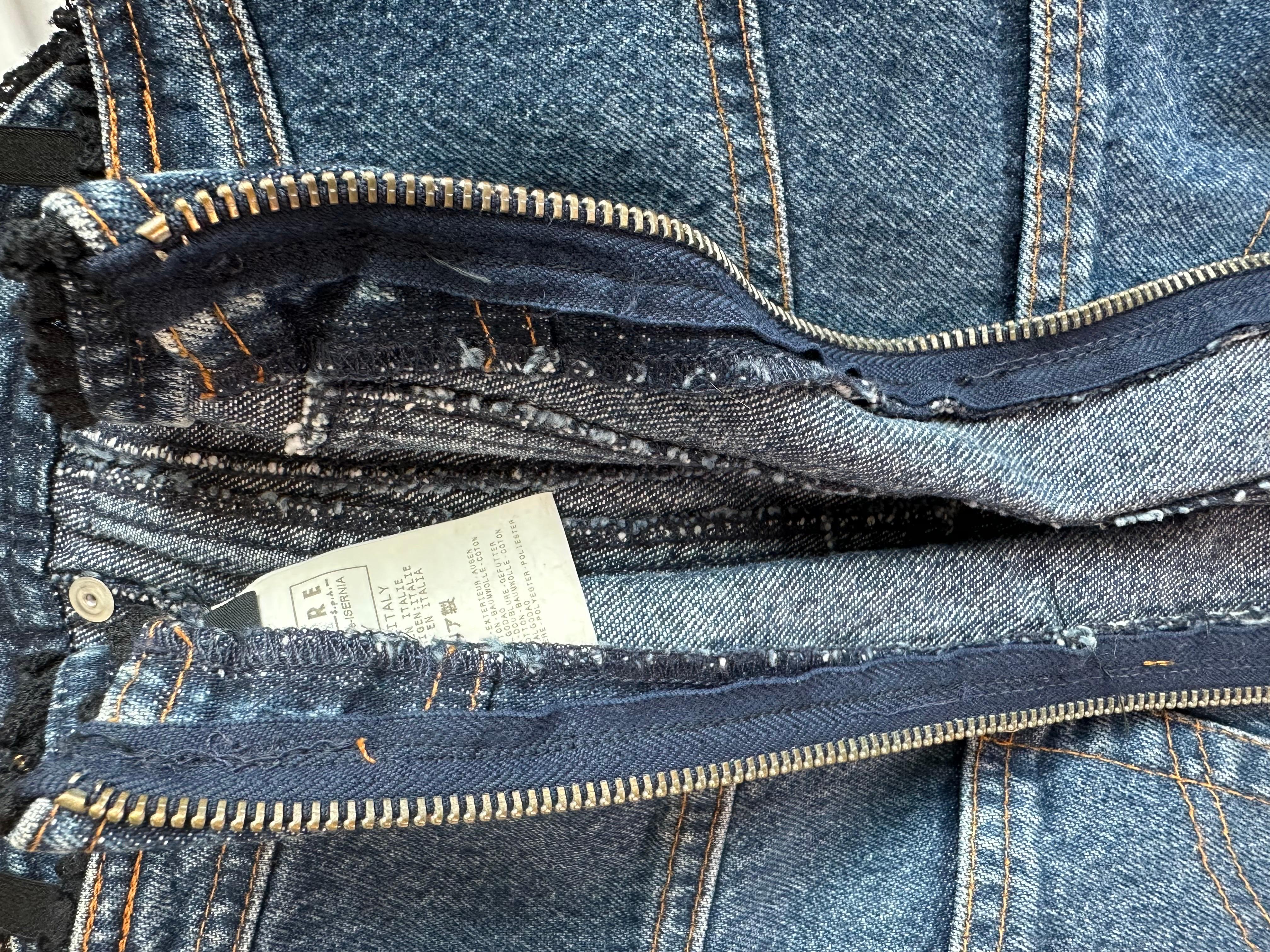 D&G by Dolce & Gabbana Corset Denim en vente 5