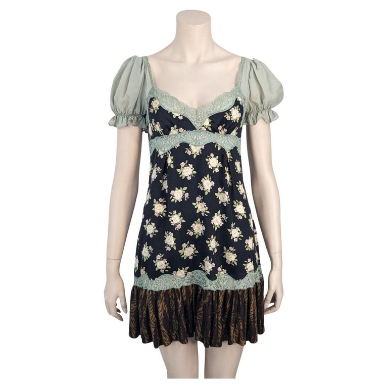 dress d&g DG Logo Floral Short Dress