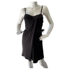 D&G by Dolce & Gabbana Vintage Black Cocktail Dress with Inner Corset NWT