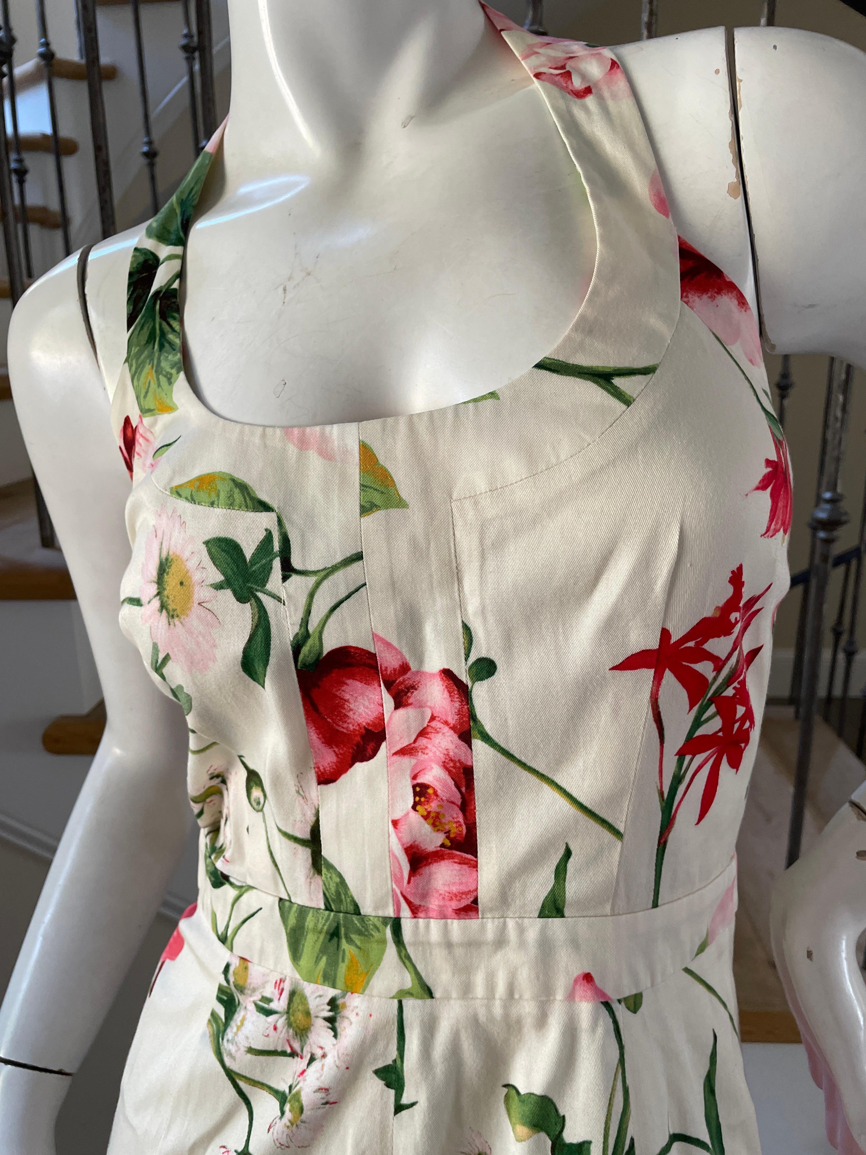 d and g floral dress
