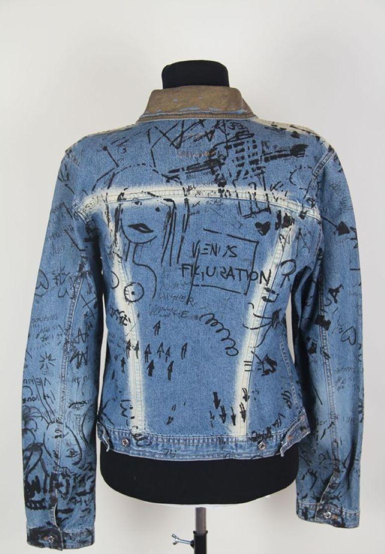 D&G by DOLCE & GABBANA vintage denim suit with skirt For Sale 4