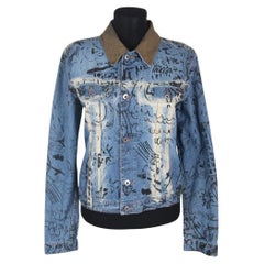 D&G by DOLCE & GABBANA vintage denim suit with skirt