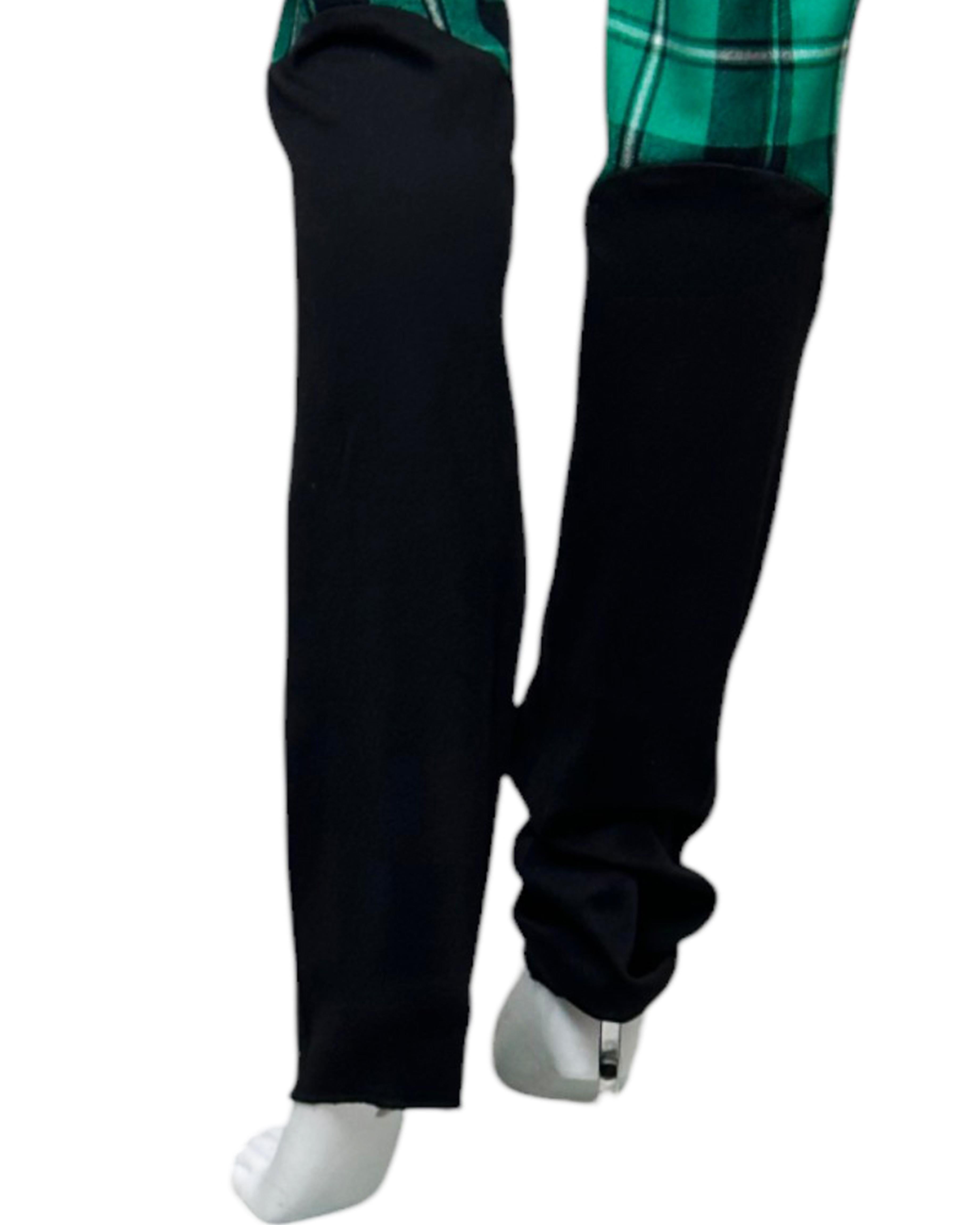 D&G by Dolce&Gabbana F/W 2003 Pantalon écossais Bondage vert en vente 2