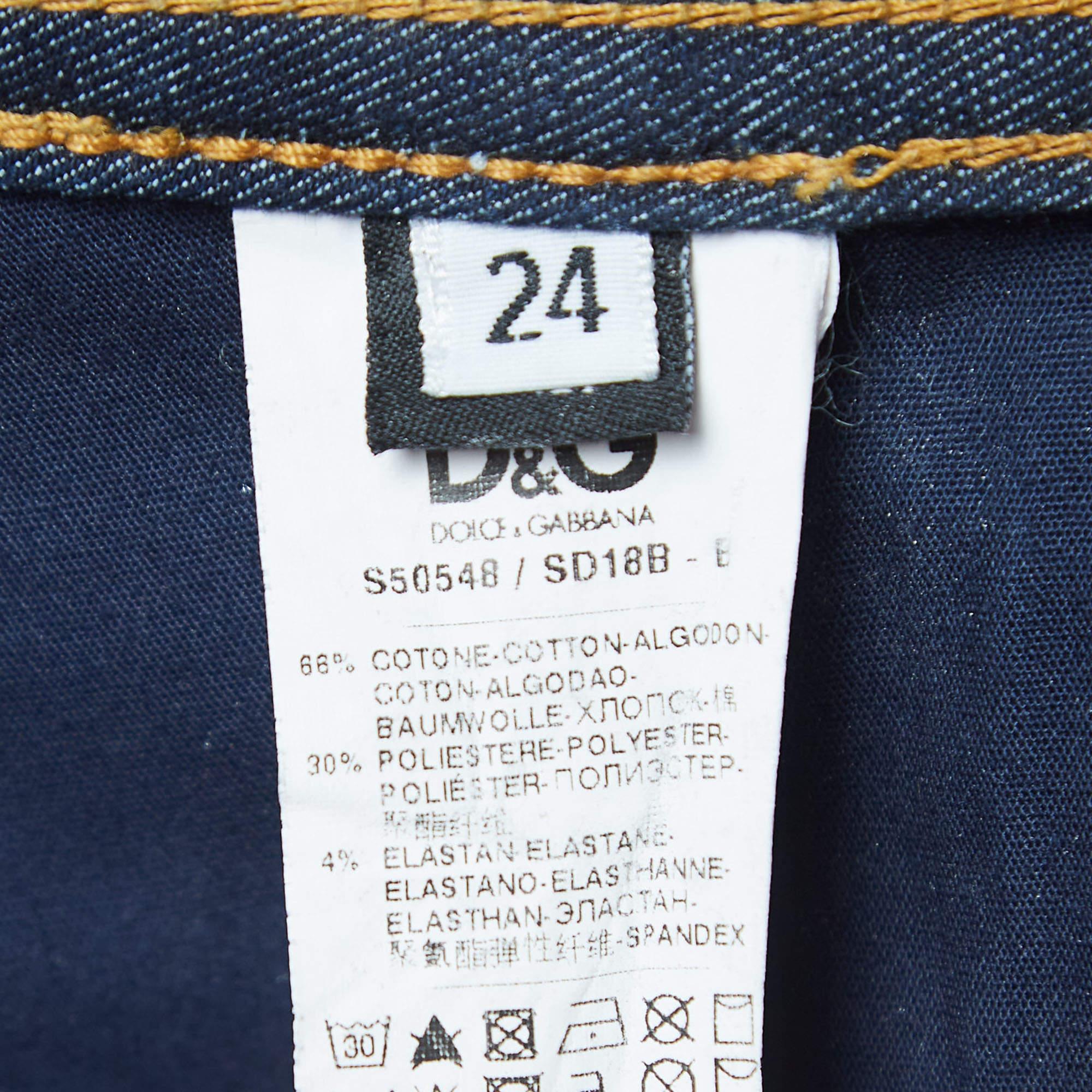 De las mujeres D&G Vaqueros Azul Oscuro Slimmy Tight Jeans S Cintura 24 en venta