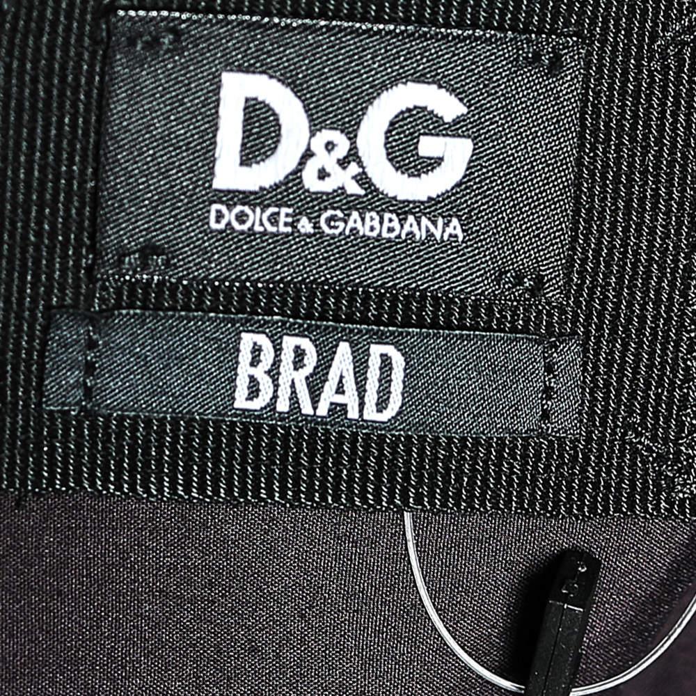 Women's D&G Dark Burgundy Cotton Button Front Brad Shirt M For Sale