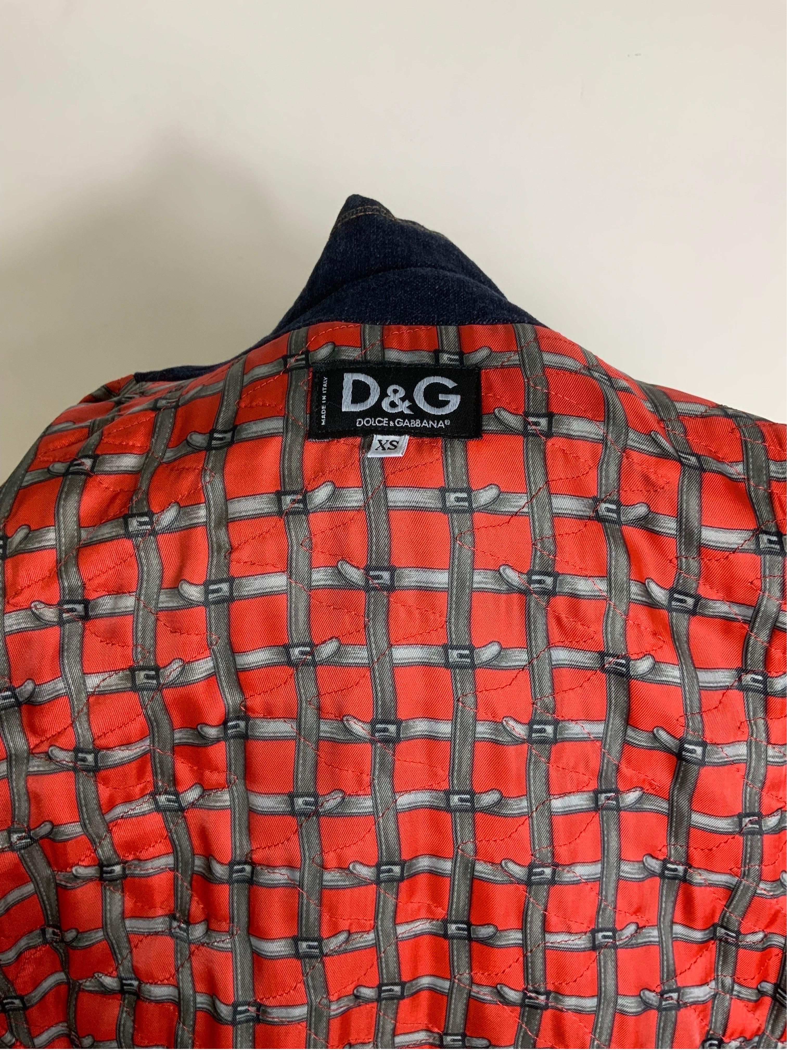 D&G denim trench coat 1