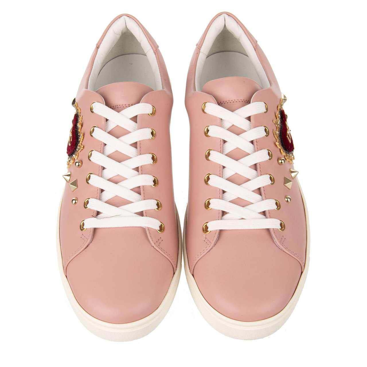 d&g pink sneakers