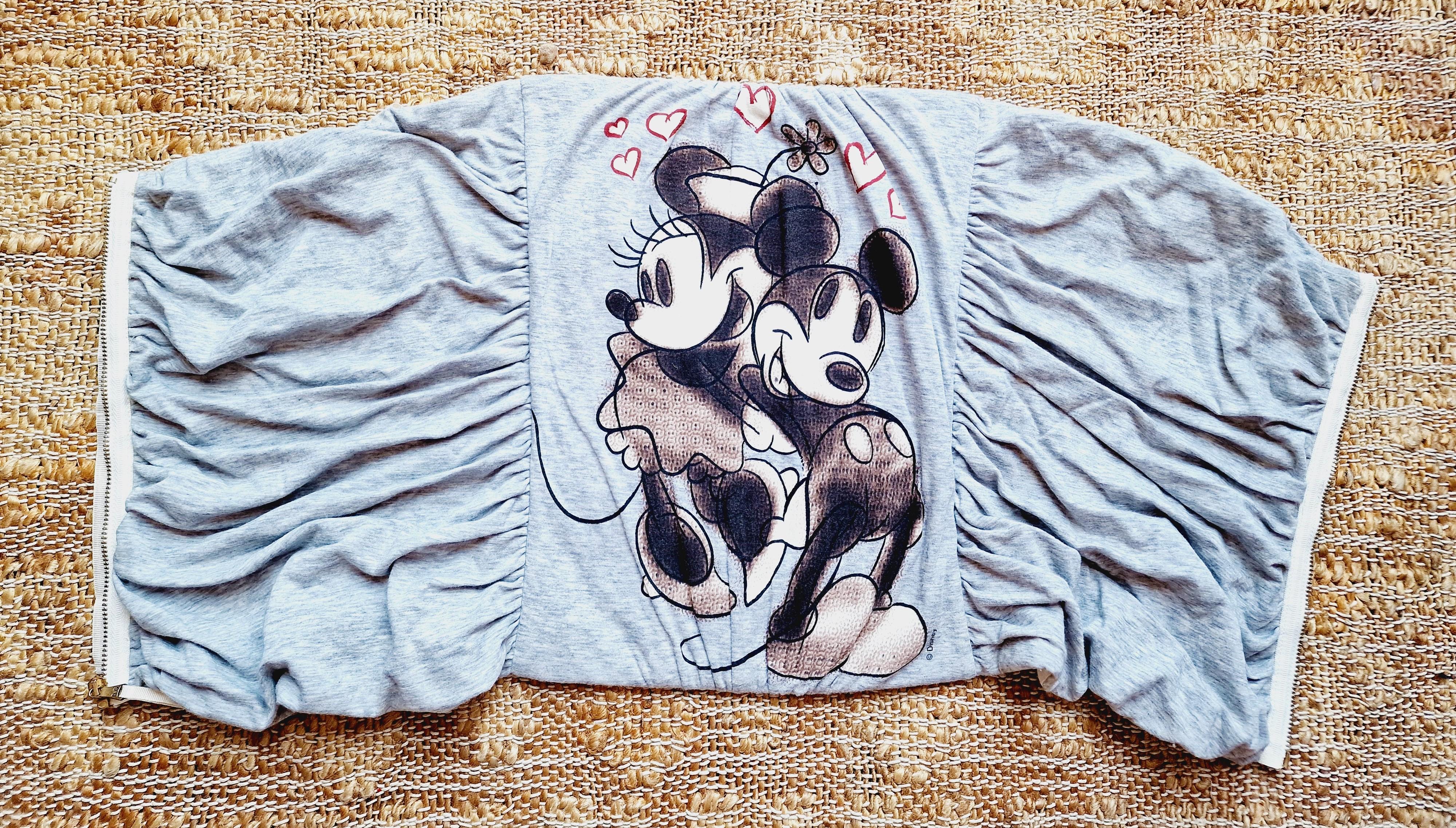 D&G Dolce und Gabbana Minnie & Mickey Mouse Disney-Bustier-Top mit Boned-Korsett im Angebot 5