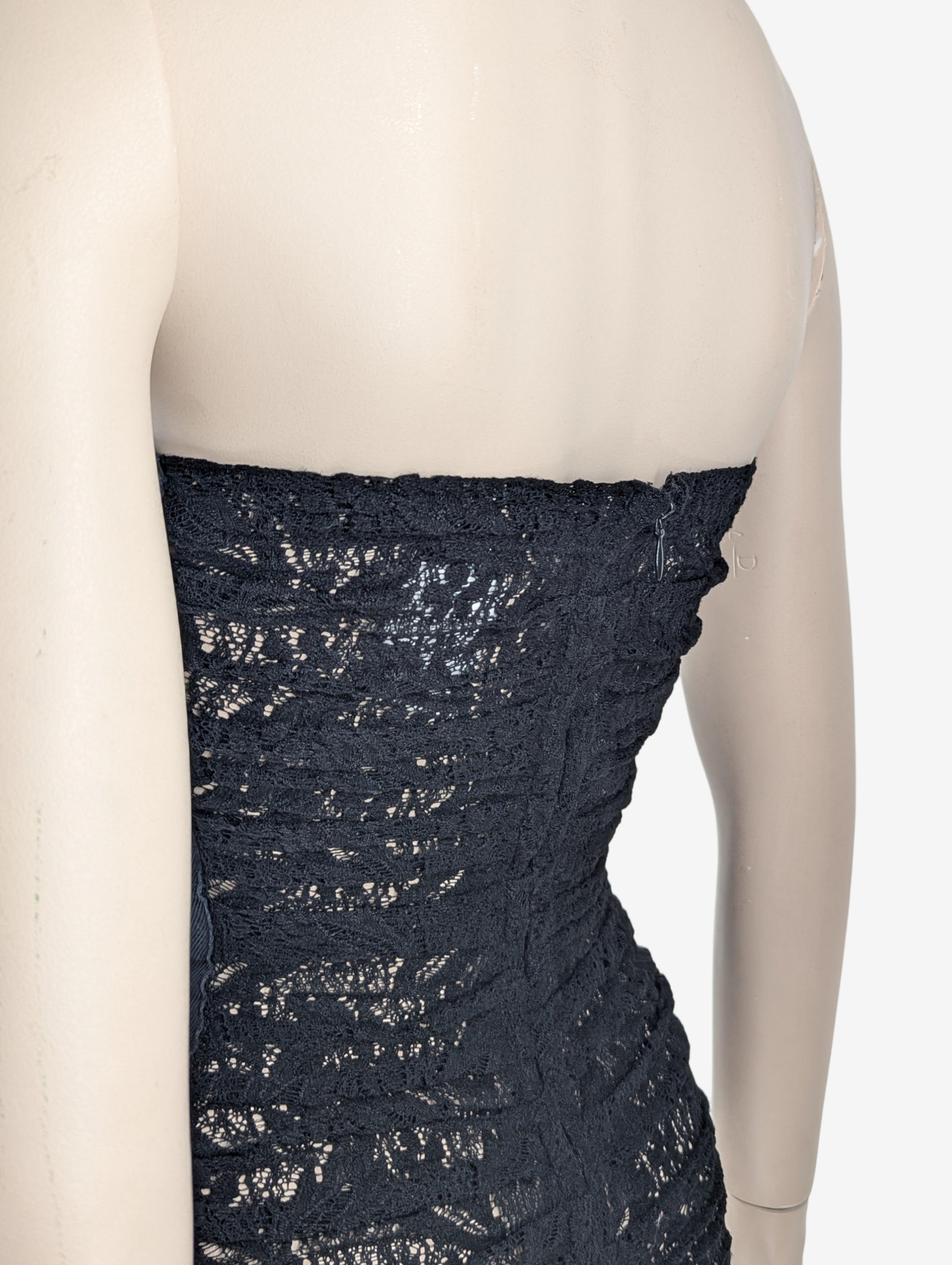 D&G Dolce and Gabbana S/S 2007 Laces Bustier Sheer Dress For Sale 8