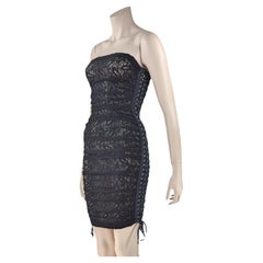 D&G Dolce and Gabbana S/S 2007 Laces Bustier Sheer Dress