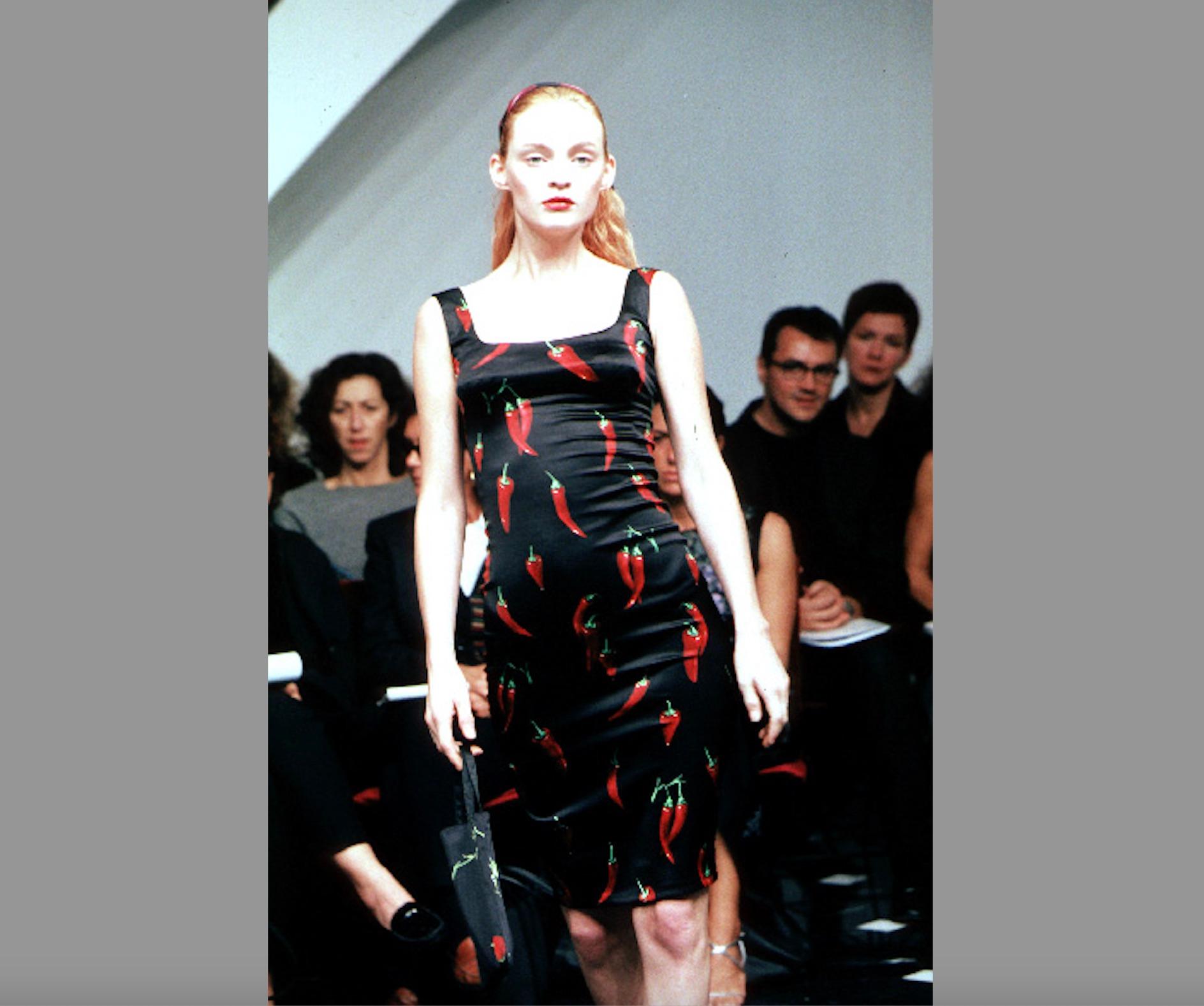 D&G - Dolce e Gabbana Runway Pepper Dress S/S 1999 3
