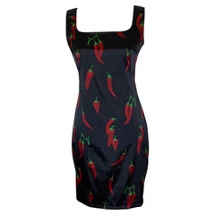 Vintage D&G - Dolce e Gabbana Runway Pepper Dress S/S 1999