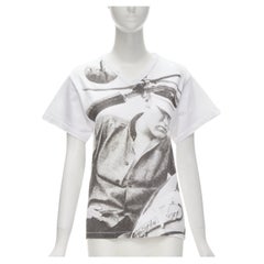 D&G by DOLCE & GABBANA Elvis Presley Y2K photo print white tshirt S.S.