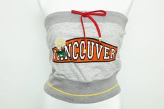 D&G Dolce & Gabbana Tube Top with "VANCOUVER" Logo