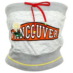 D&G Dolce & Gabbana Tube Top with "VANCOUVER" Logo