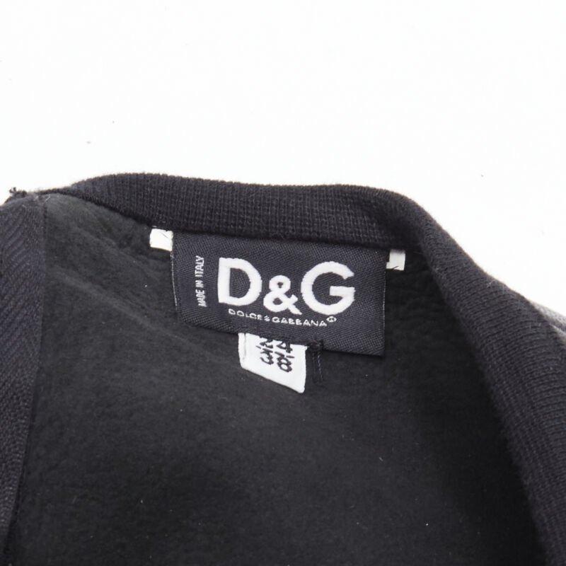 D&G DOLCE GABBANA Vintage 2001 Maßgeschneiderte Lederkorsett-Bluse IT38 XS im Angebot 5