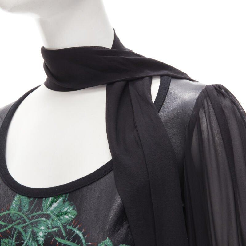 D&G DOLCE GABBANA Vintage 2001 Maßgeschneiderte Lederkorsett-Bluse IT38 XS im Angebot 3