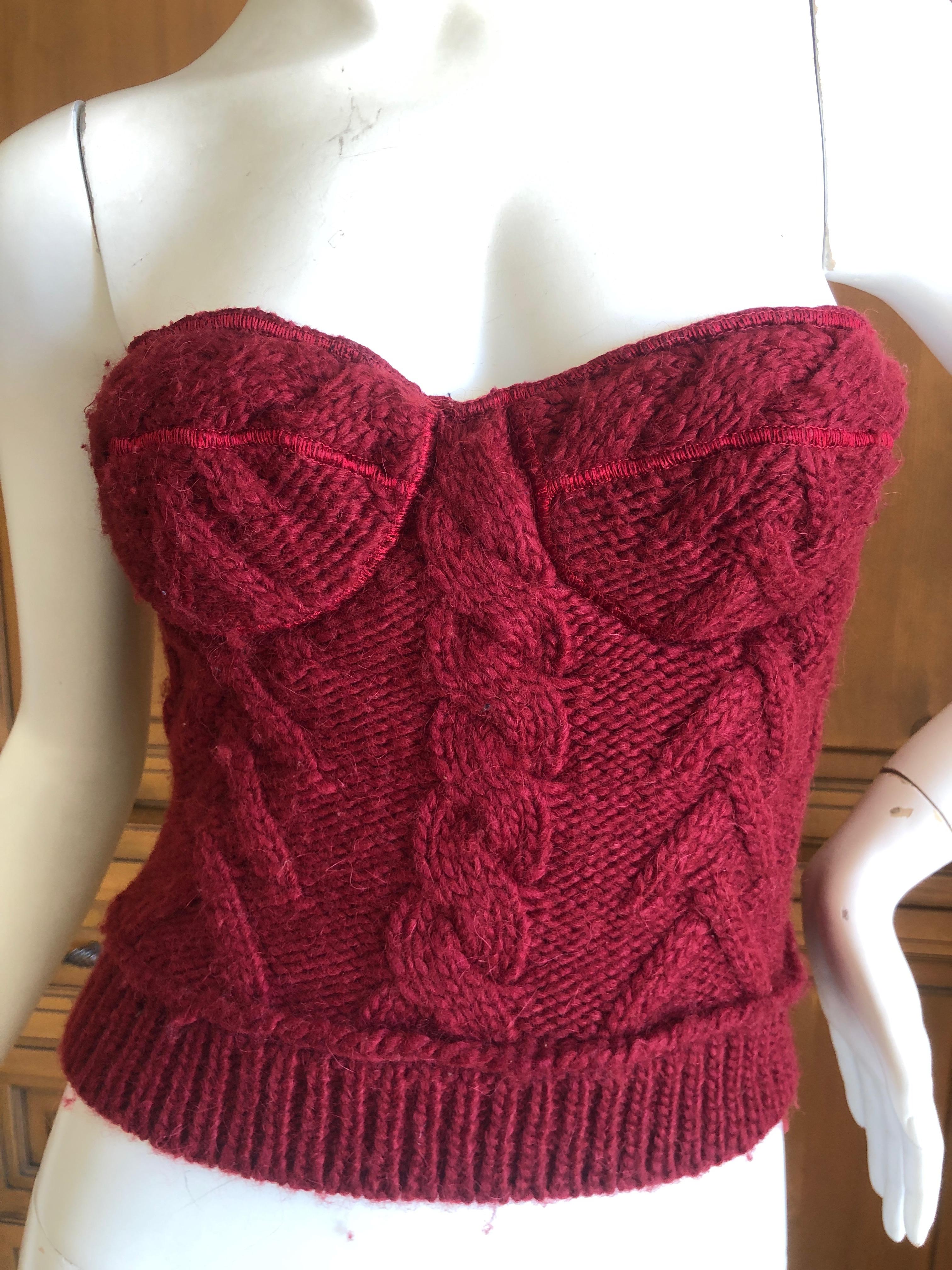 knitted corset