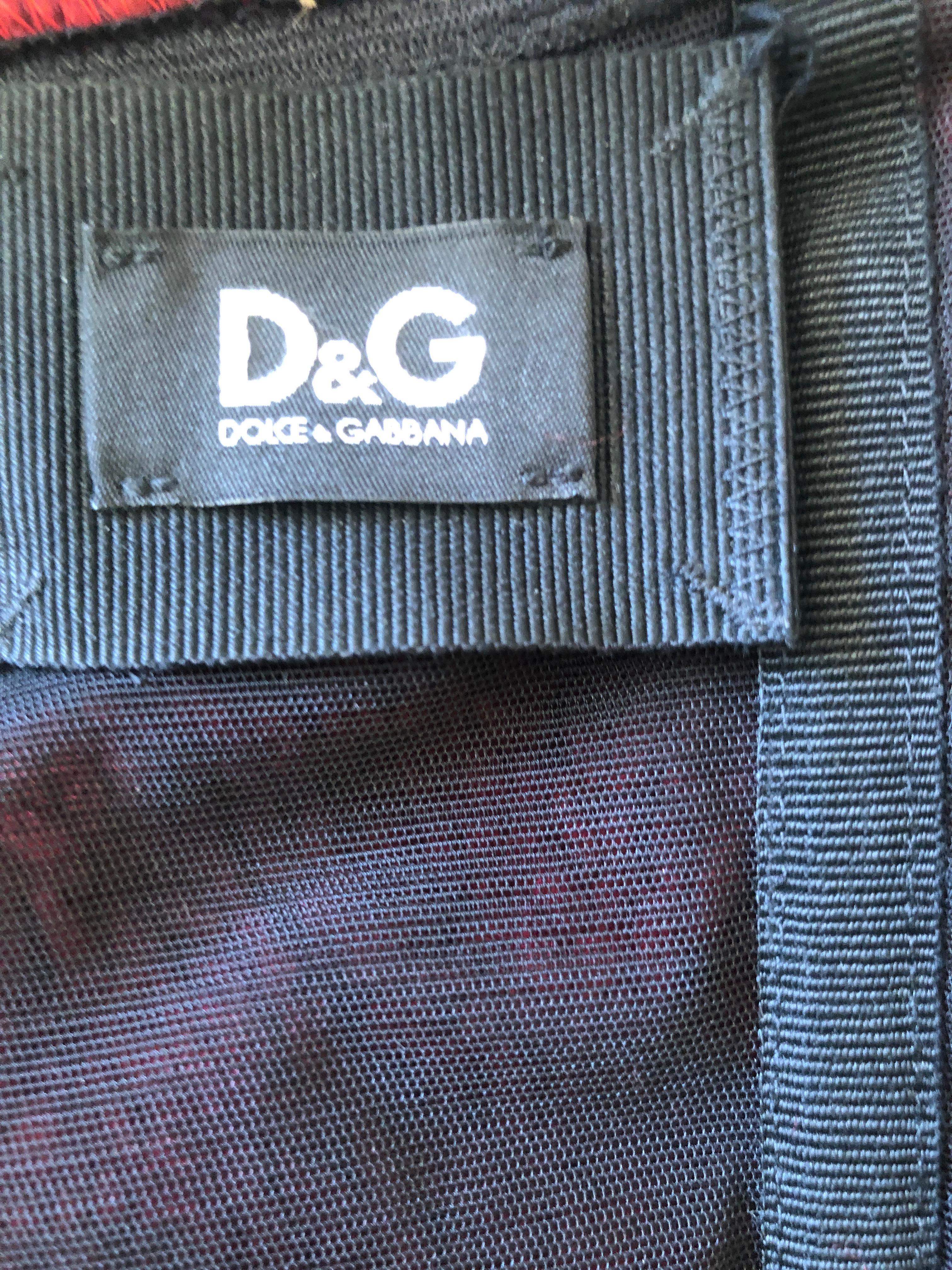 D&G Dolce & Gabbana Vintage Cable Knit Corset For Sale 2