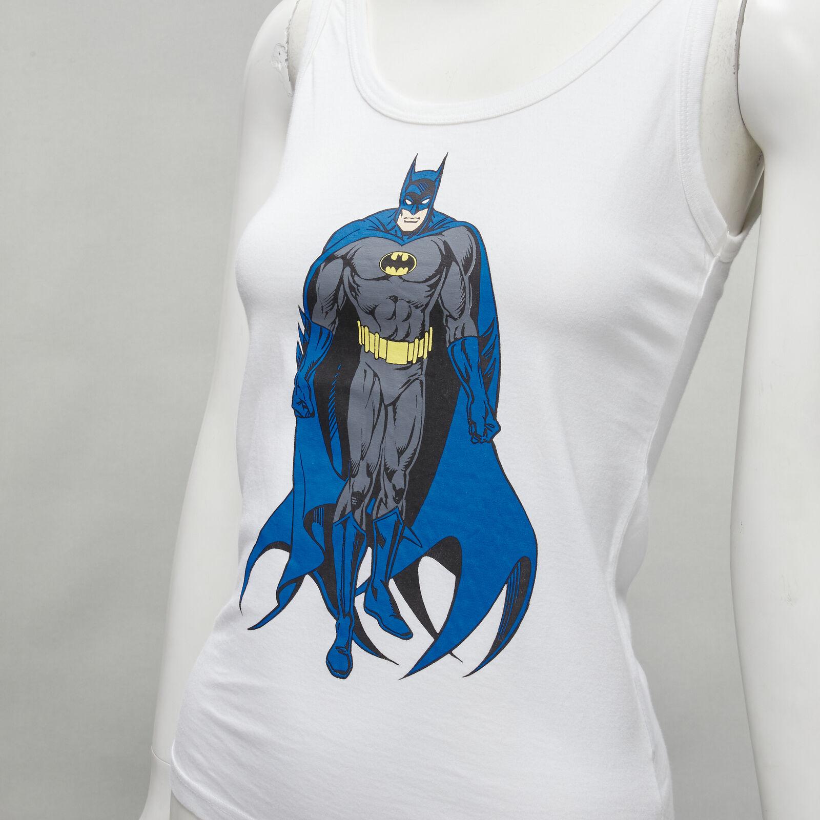 D&G DOLCE GABBANA Vintage Y2K Batman DC Comics white tank top S
Reference: ANWU/A01033
Brand: D&G
Designer: Domenico Dolce and Stefano Gabbana
Collection: Batman Limited Edition
Material: Feels like cotton
Color: White, Blue
Pattern: Photographic