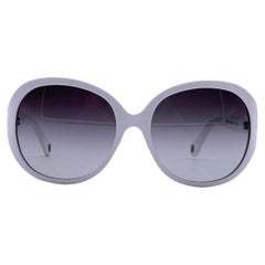 D&G Dolce & Gabbana Weiße übergroße 3034 Sonnenbrille 57/17 130 mm in Übergröße