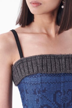 D&G F/W 2010 Runway Denim Knit Mini Dress