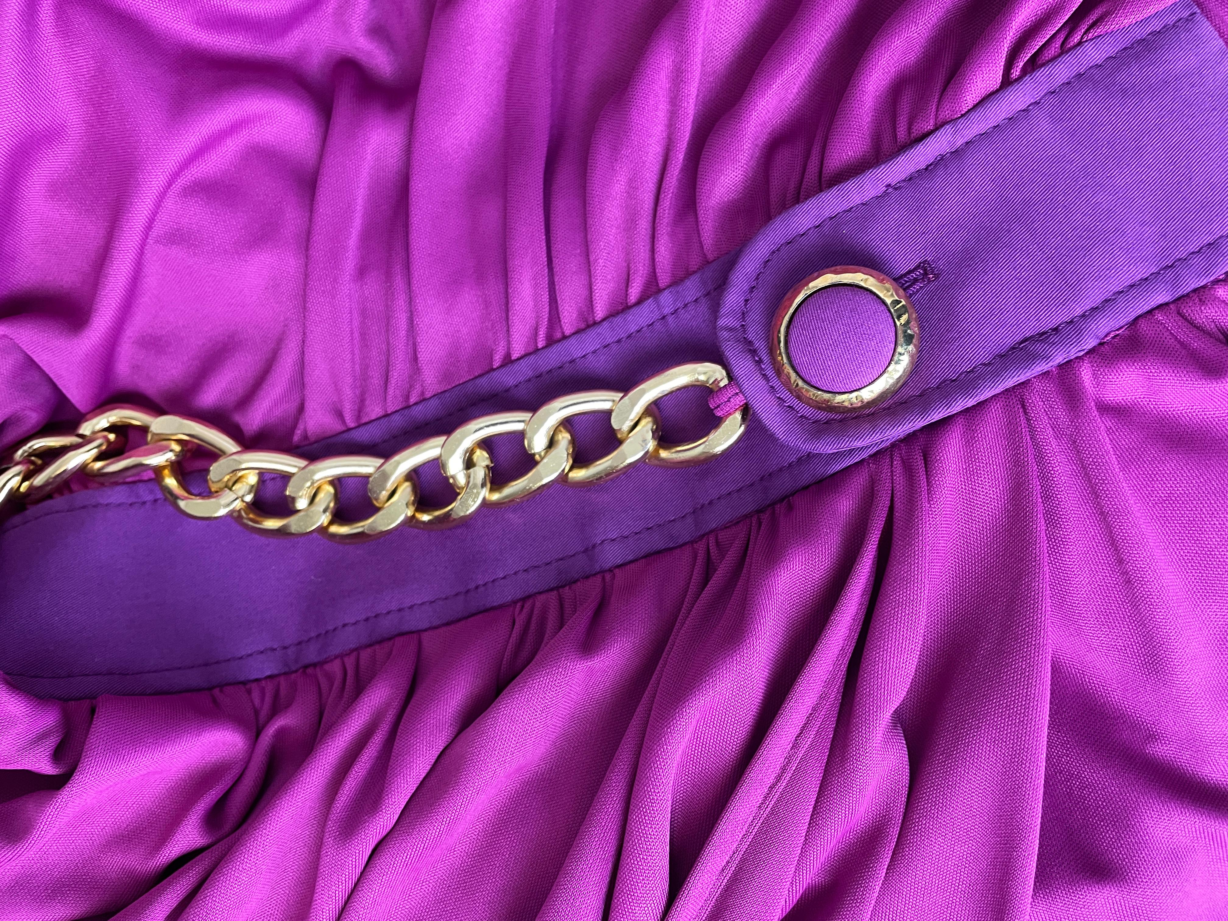 D&G Greek Purple Dress S/S 2007 3