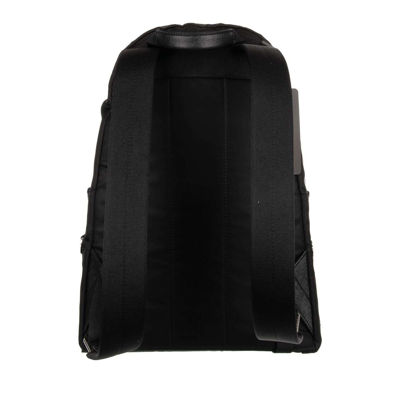 D&G Heart, Angels and Crown Embellished Backpack L'Amore e Bellezza Black-Copy For Sale 1