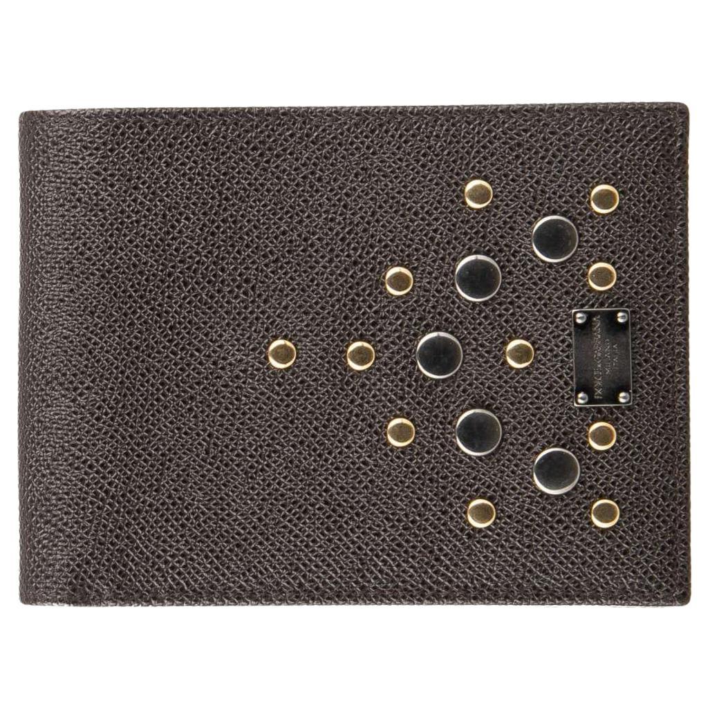 Dolce & Gabbana Metallic Pink Leather Studded Shoulder Strap