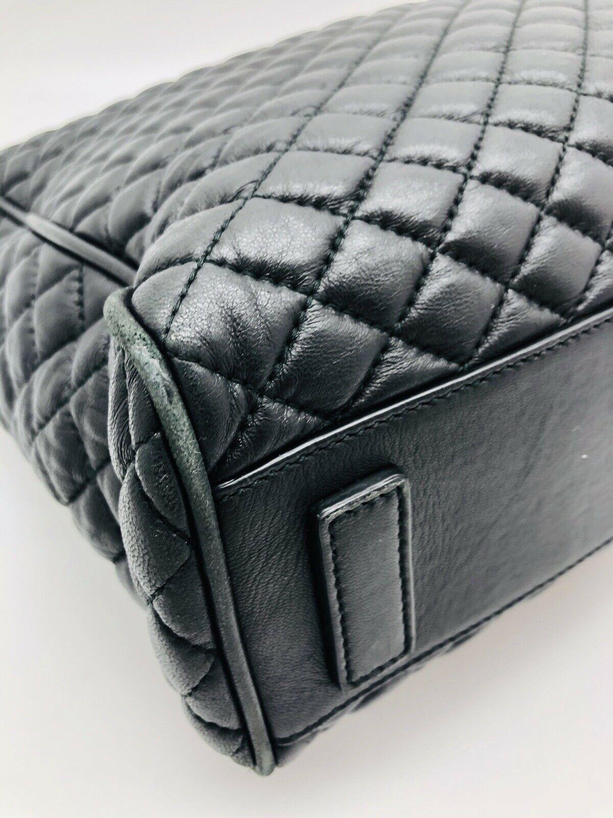 Black D&G Large Quilted Tote Bag Leather For Sale