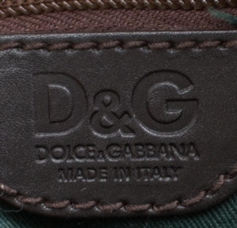 D&G Lily Bowlertasche aus mehrfarbigem Leder Lily (Schwarz) im Angebot