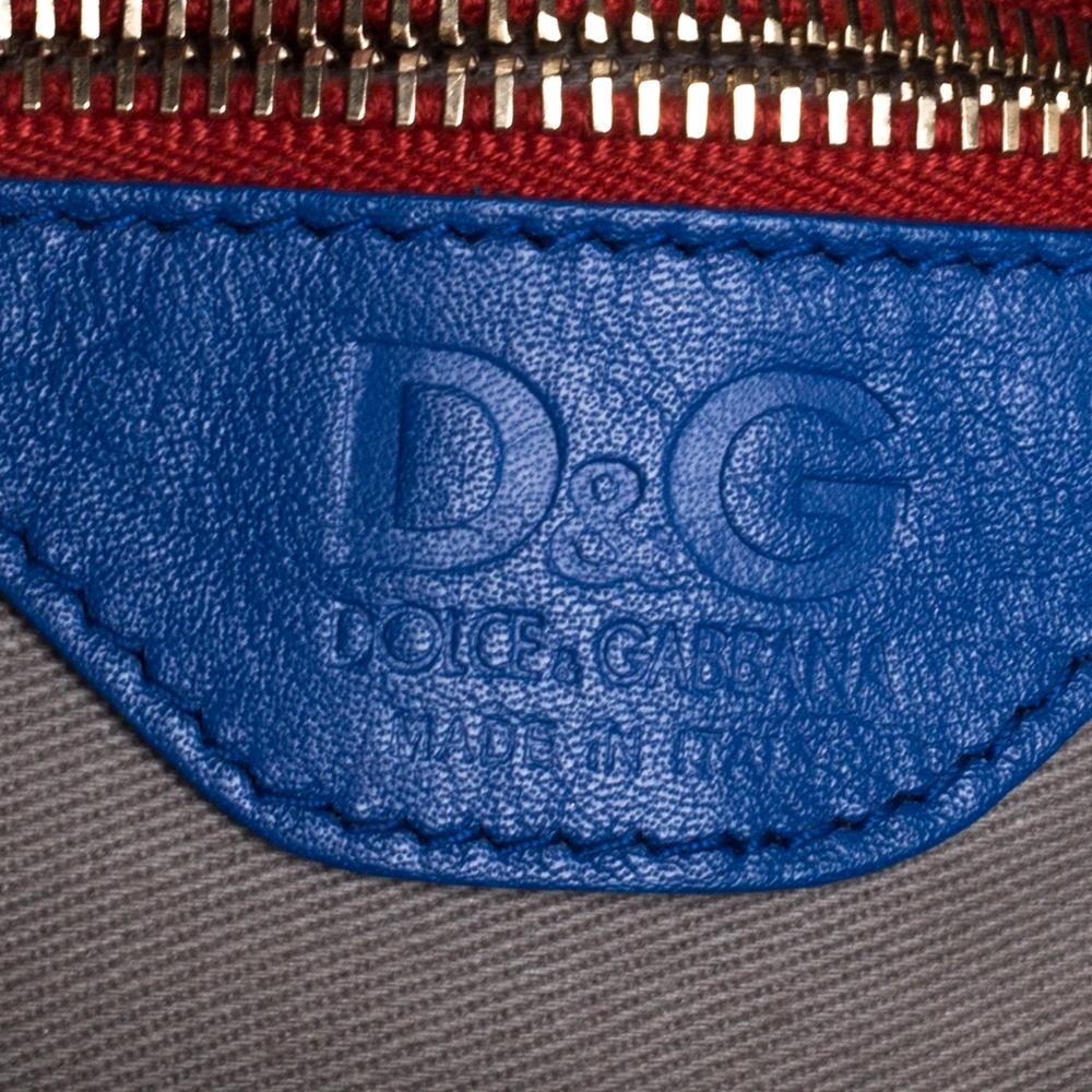 D&G Multicolor Leather Lily Glam Bowler Bag 1