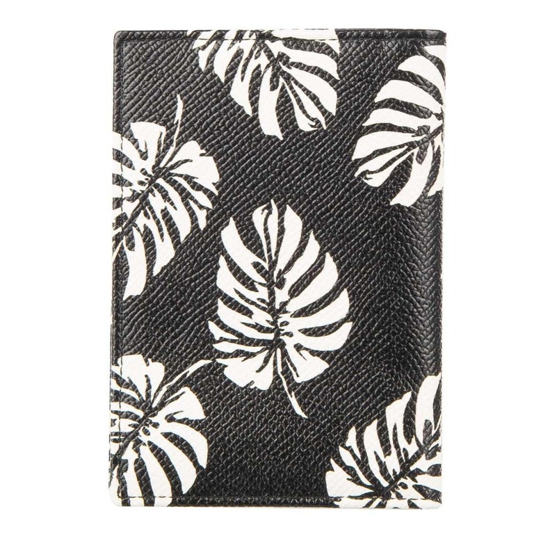 Logo-Plaque Dauphine Leather Cardholder