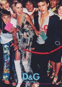 D&G S/S 2001 Dollar Print Jersey Dress