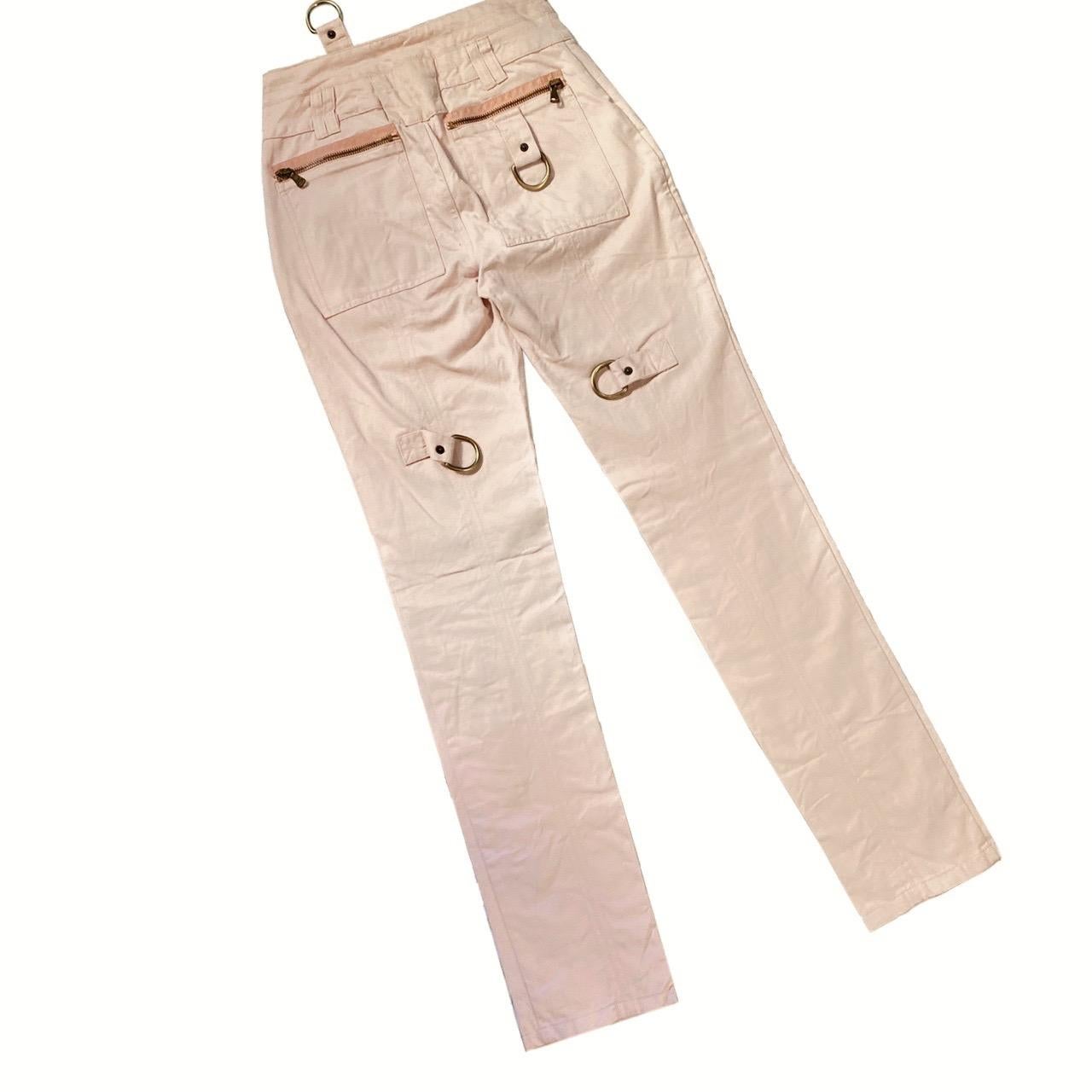 D&G S/S 2003 Rosa Bondage-Hose 1