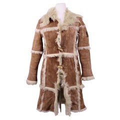 D & A Style Coates, bordé de fausse fourrure marron - US 8