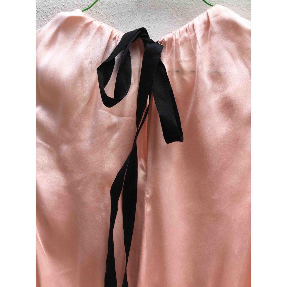 Women's D&G Silk Mid-Length Dress in Pink 