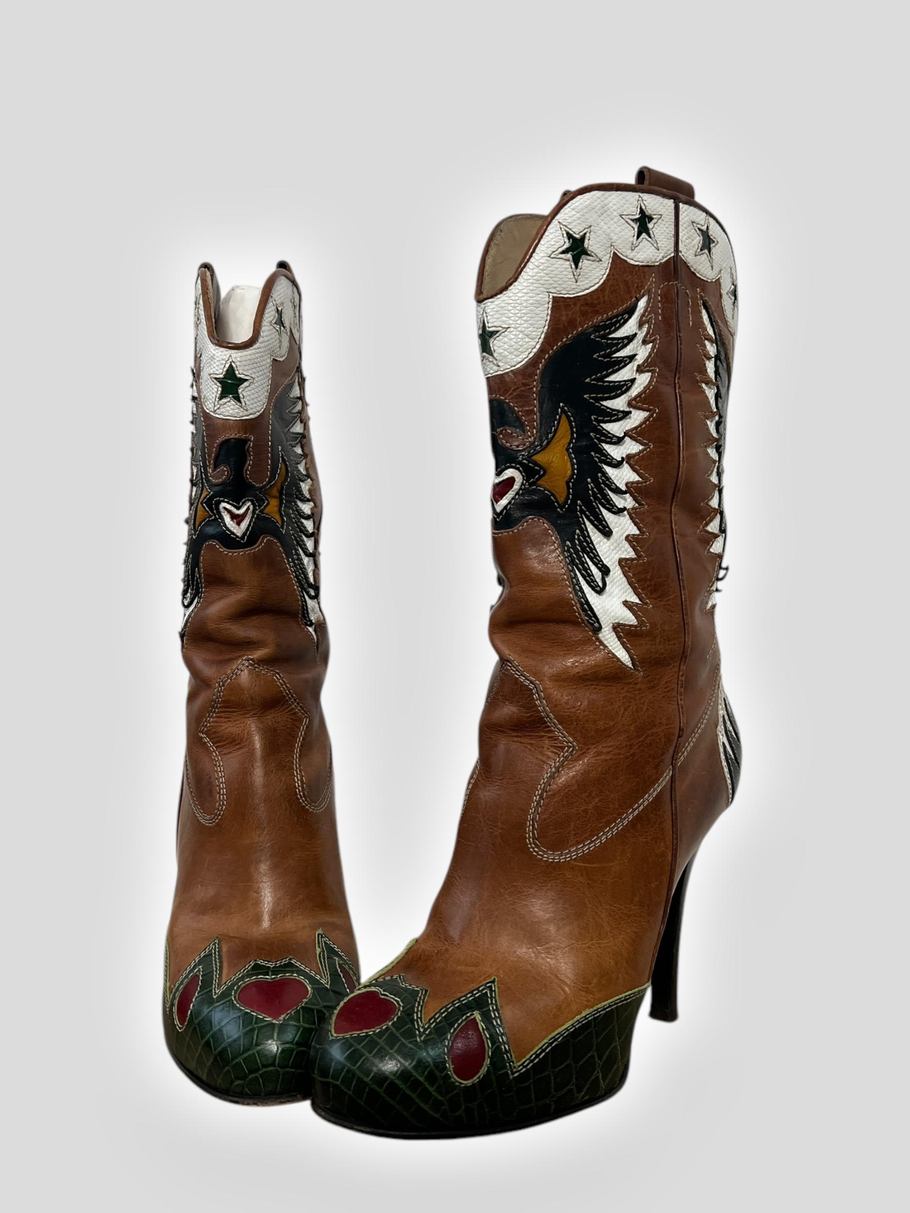 D&G Spring 2004 Heeled Cowboy Boots 4