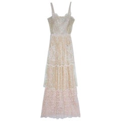 D&G Tiered Lace Dress S