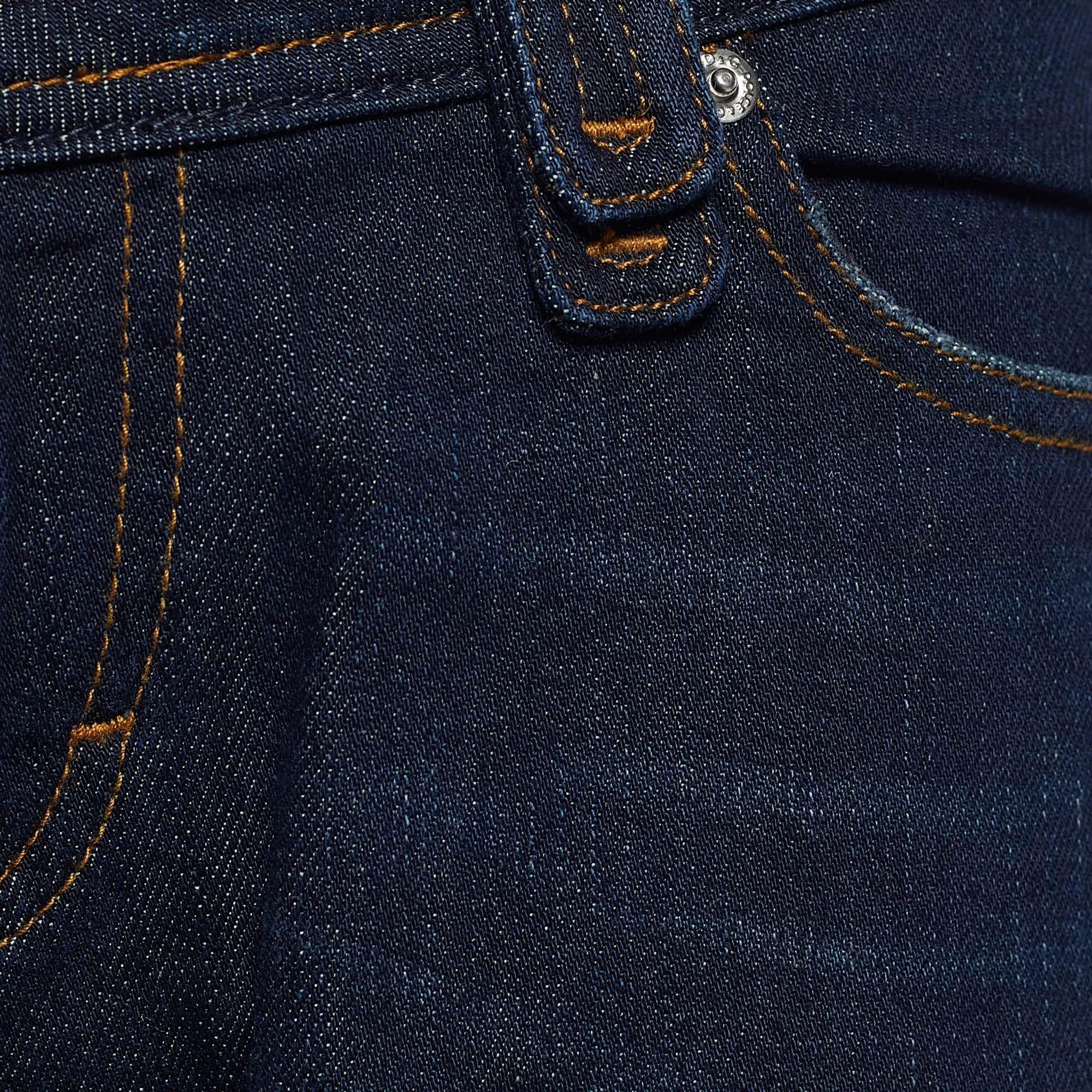 Black D&G Vintage Indigo Dark Wash Denim Lovely Jeans M