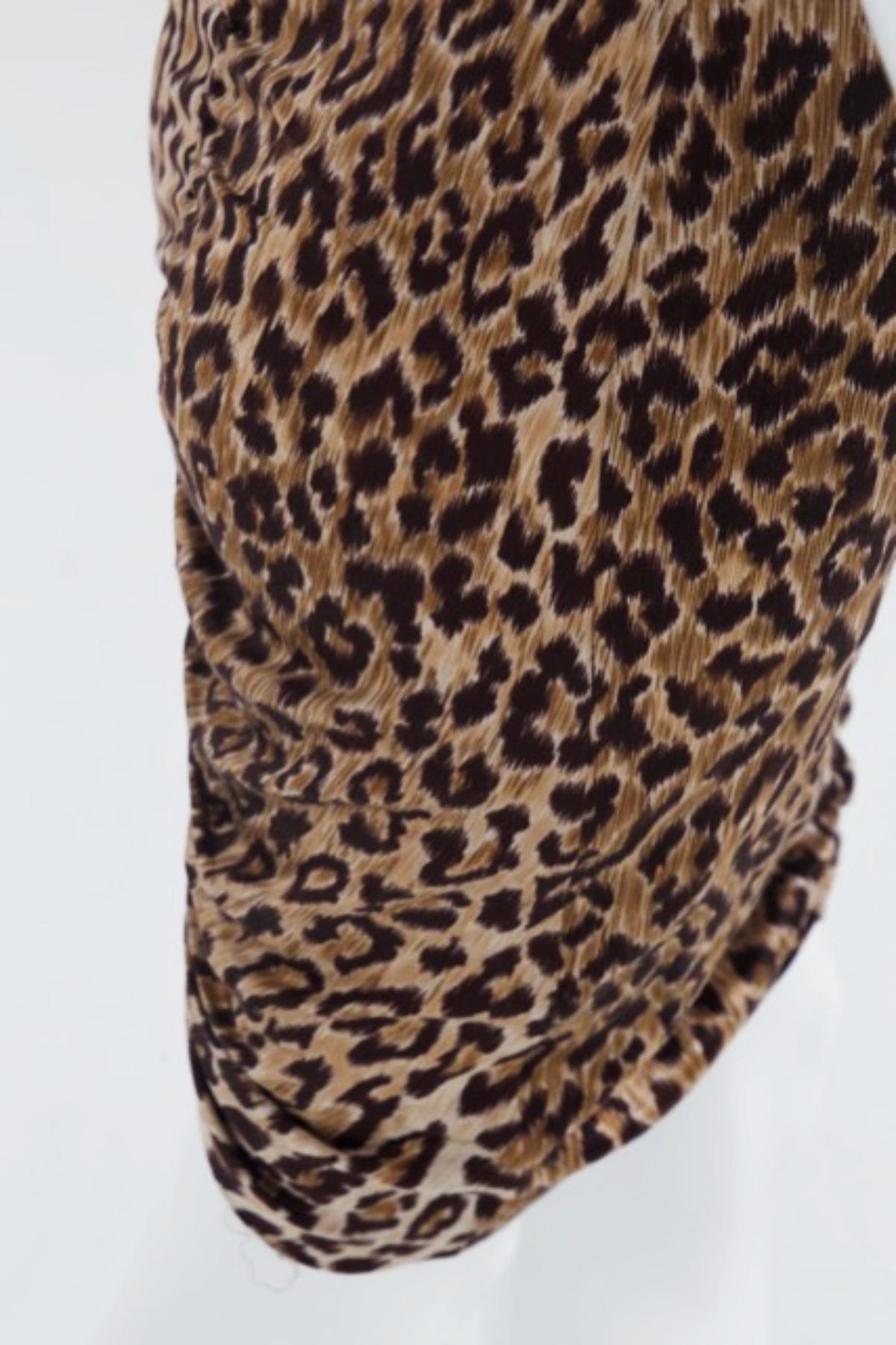 Women's D&G Vintage Leopard Mini Dress For Sale