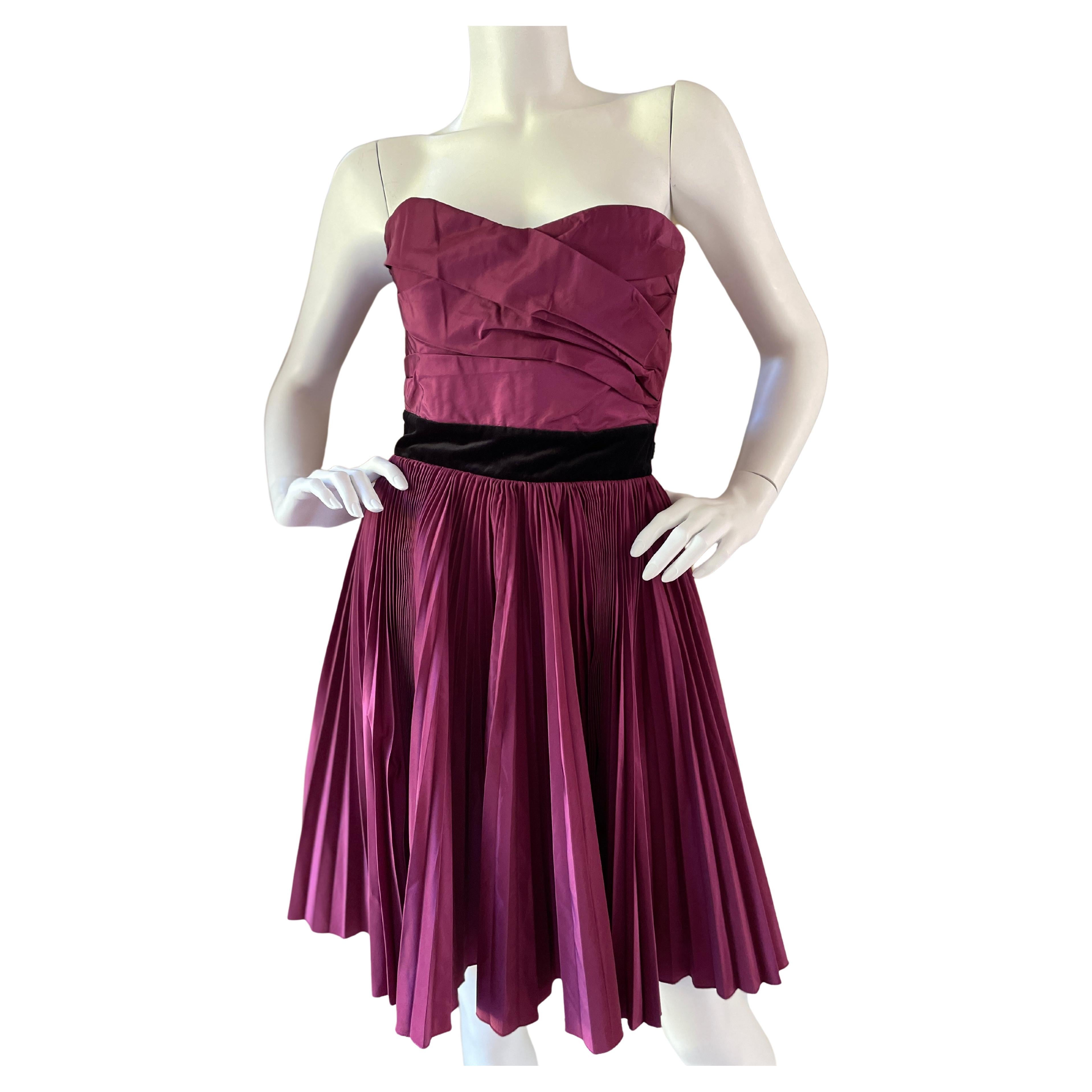 Dolce & Gabbana Purple Nylon Turtleneck Bodycon Jumpsuit Dress