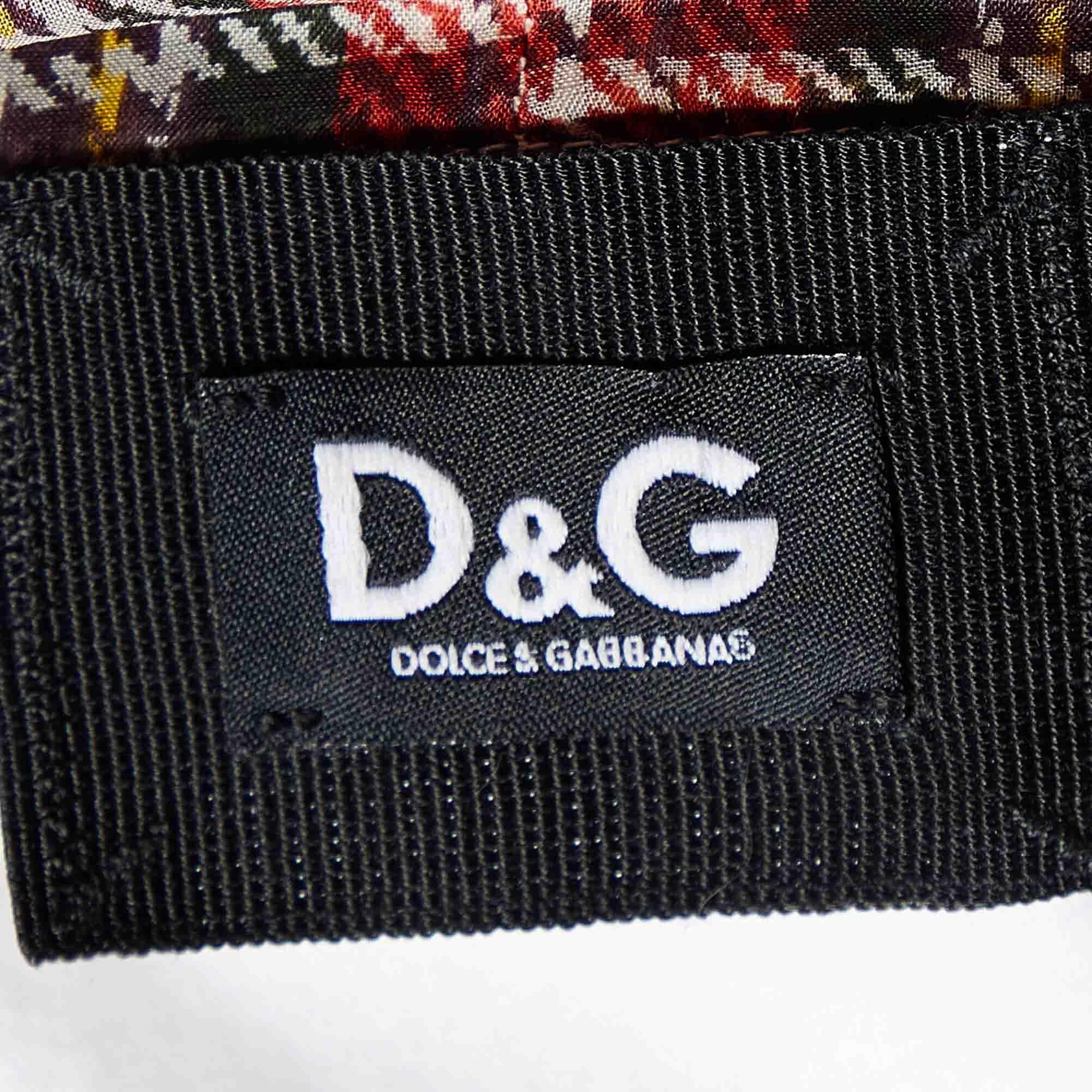 D&G White Silk Scarf Trim Cotton Buttoned T-Shirt S In Good Condition In Dubai, Al Qouz 2
