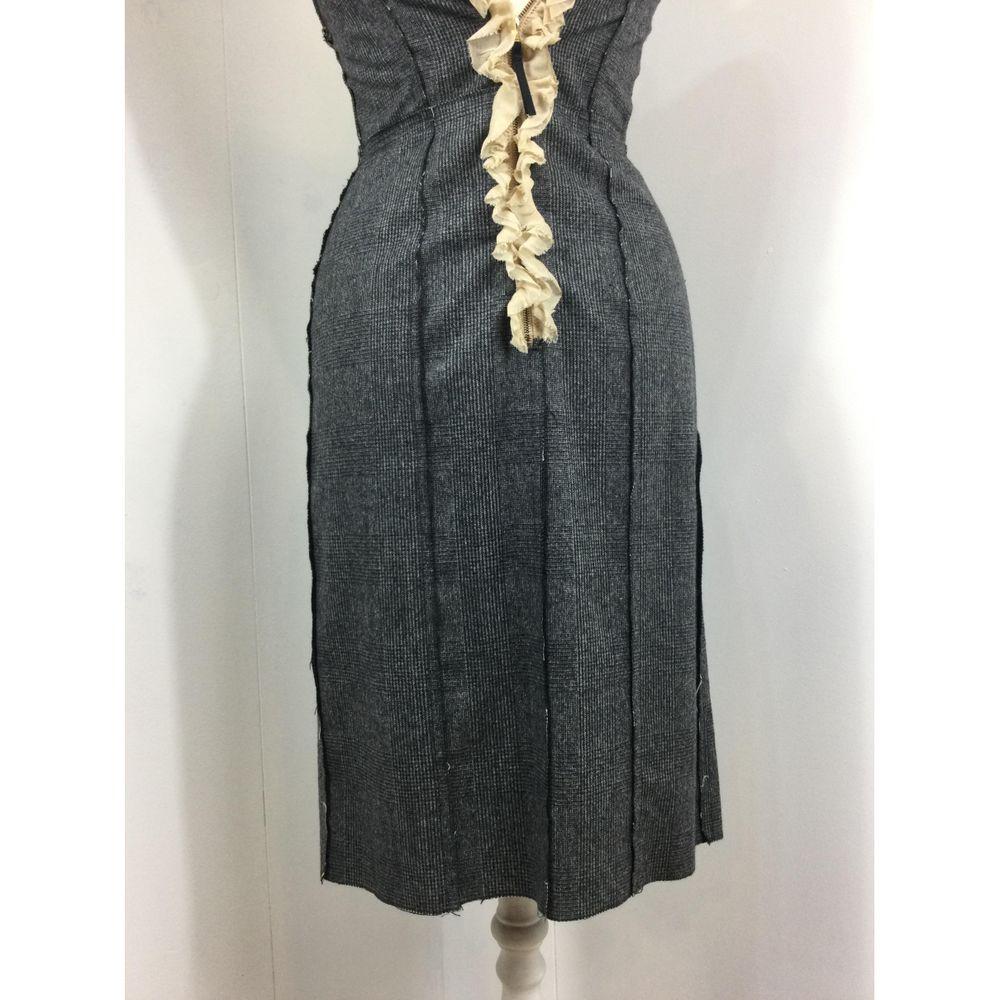 D&G Wool Mid-Length Dress in Grey 1
